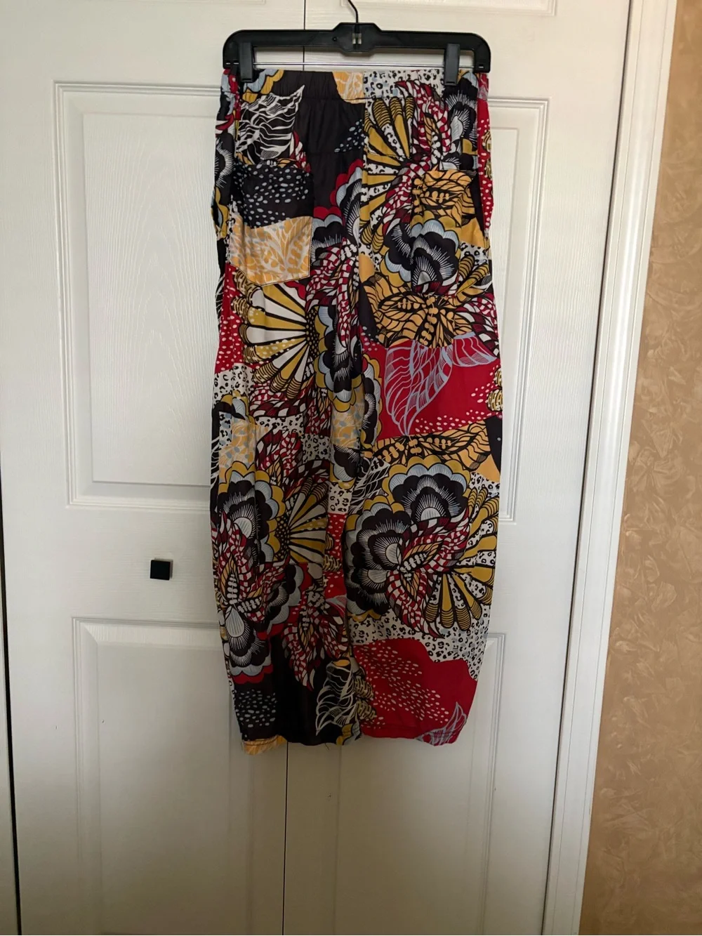 Free People Multicolor Floral Patchwork Wide Leg Pants - Picture 3 of 6